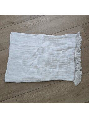 Hearth & Hand Magnolia Gauze Fringe Queen Pillowsham Farmhouse Pillow Sham Set 2